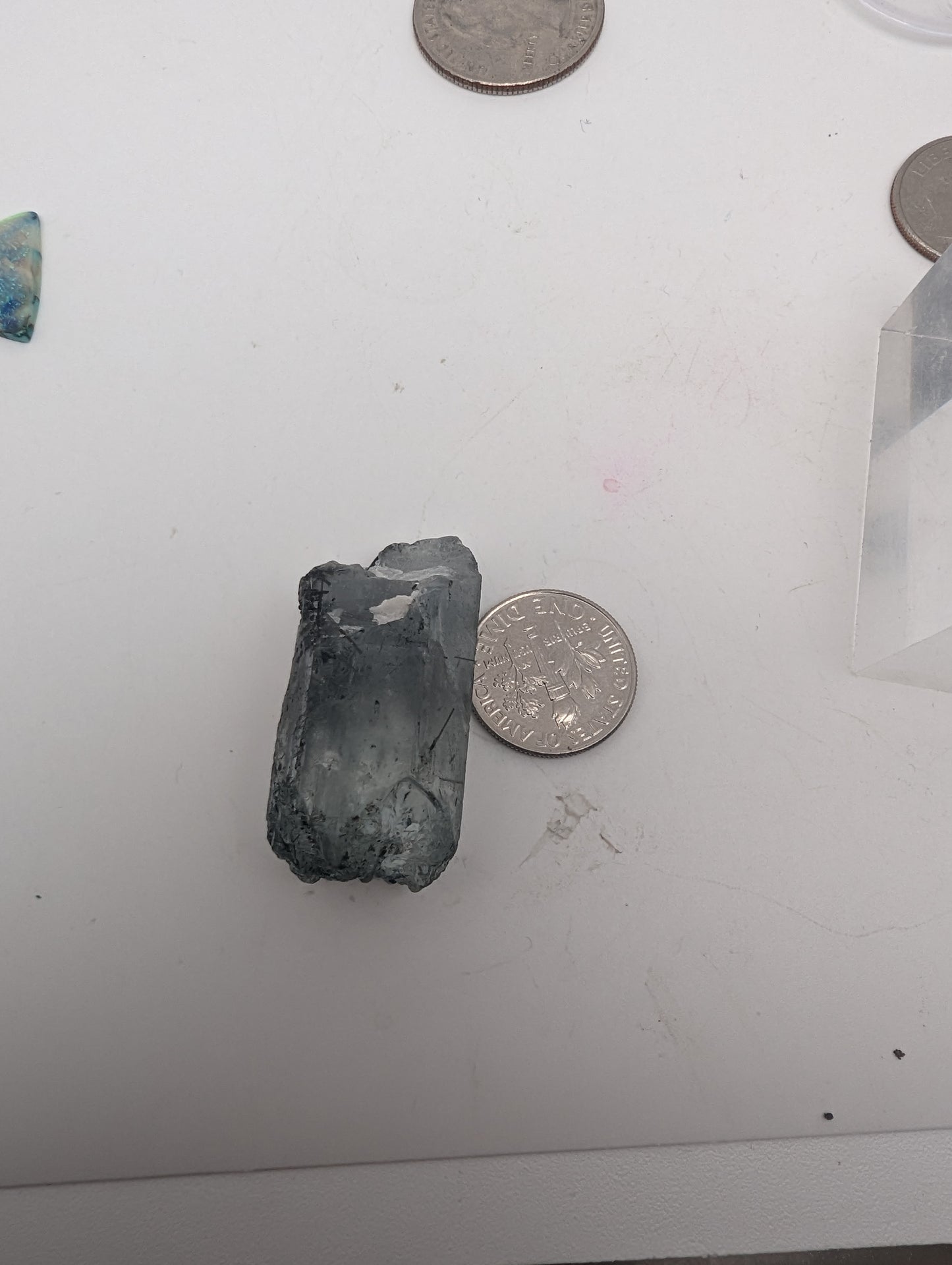 Aquamarine - Highly Tourmalated - 14g - 35mm