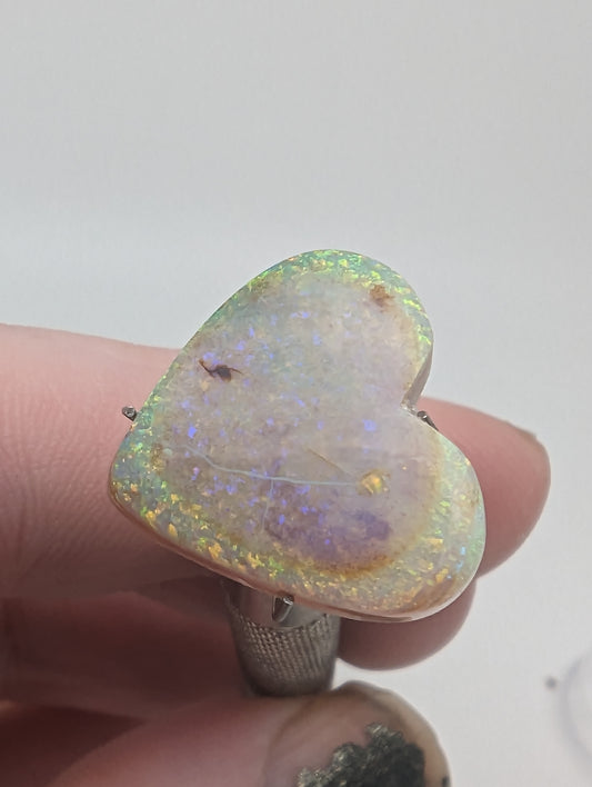 Monarch Opal Heart Cabochon - 4.85cts