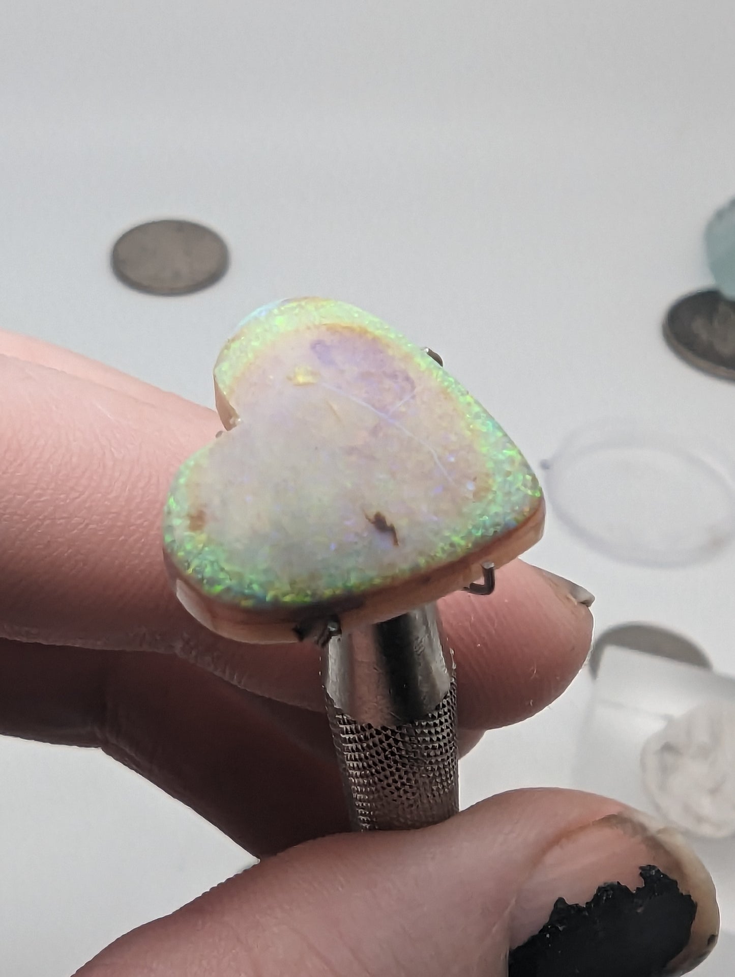 Monarch Opal Heart Cabochon - 4.85cts