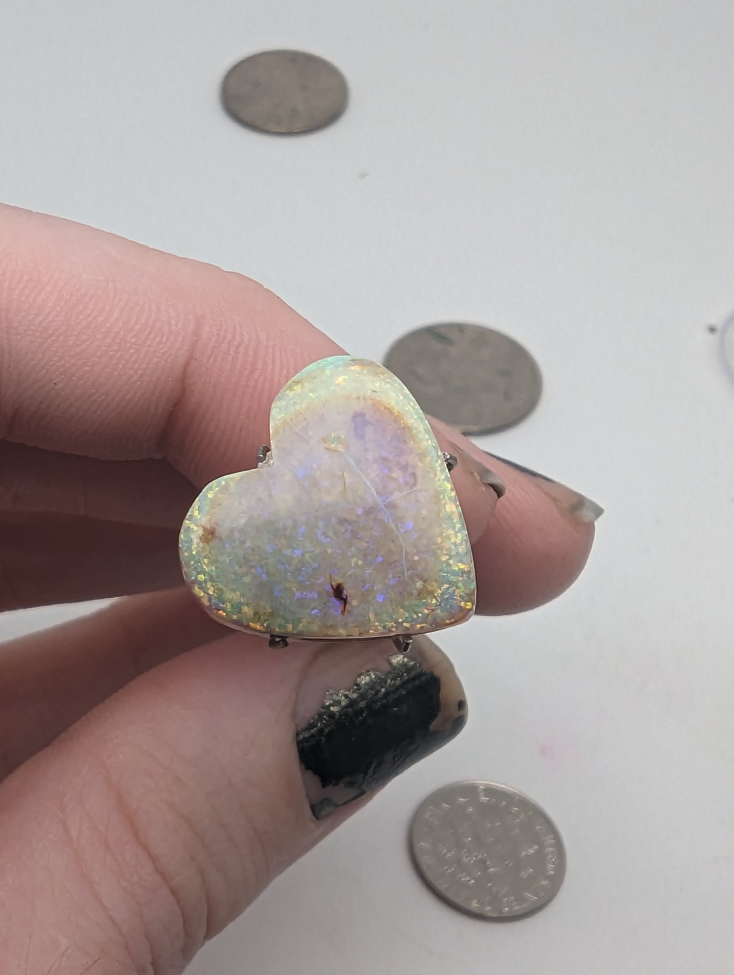 Monarch Opal Heart Cabochon - 4.85cts